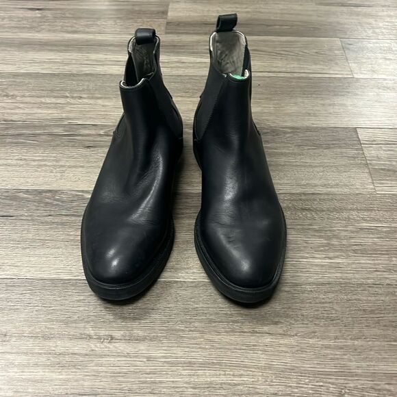 All Saints Creed Leather Chelsea Boots Black Leather EU 44 US 11 display picture 2